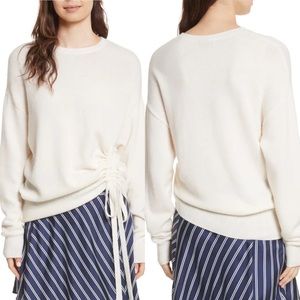 Joie Cream Cashmere Wool Blend Iphis Sweater